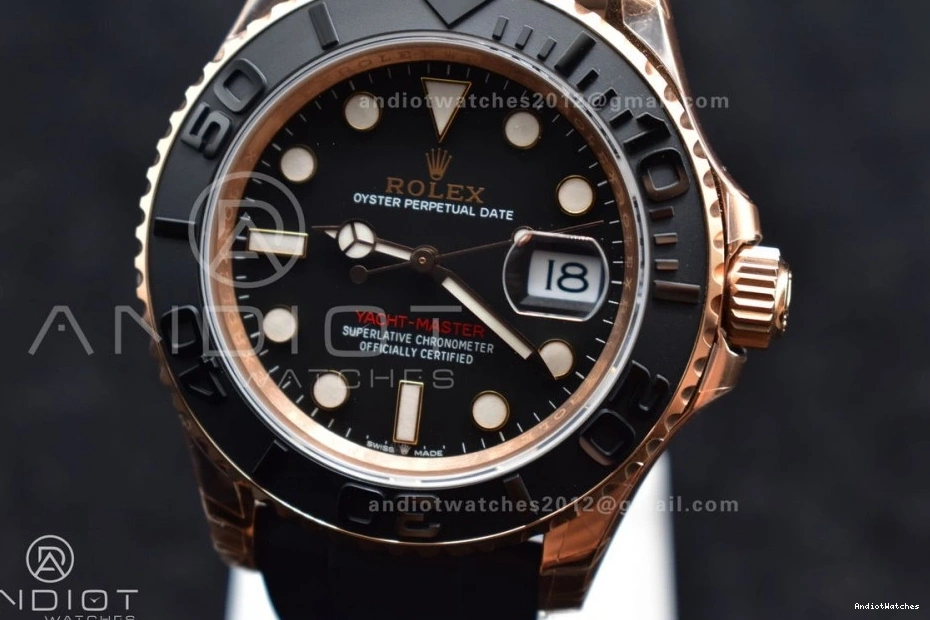 Oysterflex Black VS 1220 Best on 126655 Yacht-Master Ceramic 1:1 TimelessDesign Strap Bezel VSF Rubber Edition 0421